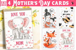 Mother&#039;s Day card | hand drawn | Printable cards Product Image 1
