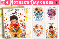Mother&#039;s Day card | hand drawn | Printable cards Product Image 1