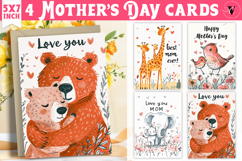 Christmas Card Bundle | Cute animals Merry Christmas card Product Image 17