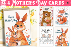 Mother&#039;s Day card | hand drawn | Printable cards Product Image 1