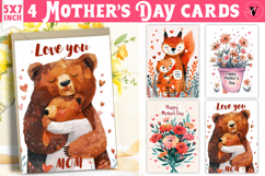 Mother&#039;s Day card | hand drawn | Printable cards Product Image 1