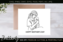 Mothers Day SVG for Cricut Mom Mama T-shirt Mug Card Design Product Image 1