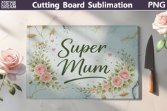 Mom Grandma Kitchen Quotes | Cutting Board Sublimation Product Image 12