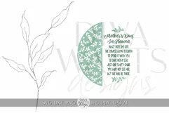 Mother's Day In Heaven SVG Mother's Day Door Hanger svg Product Image 2
