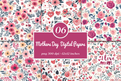 Mother's Day Digital Papers Product Image 1