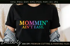Funny Mom Life SVG for Cricut Mothers Day T-shirt Mug Design Product Image 3