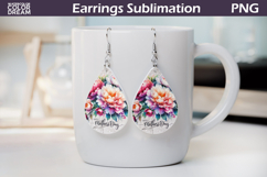 Mother&#039;s Day Teardrop Earrings | Happy Mother&#039;s Day Earrings Product Image 1
