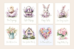 Christmas card, Watercolor greeting Card, Gift Tag Bundle Product Image 4