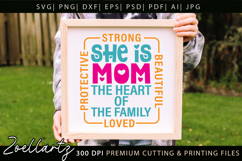 Mothers Day SVG for Cricut Mommy Mom Mama T-shirt Mug Design Product Image 3