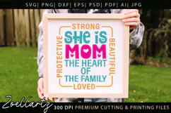 Mothers Day SVG for Cricut Mommy Mom Mama T-shirt Mug Design Product Image 3