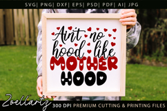 Motherhood Mom SVG for Cricut Mothers Day T-shirt Mug Design Product Image 4