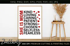 Mothers Day SVG for Cricut Mommy Mom Mama T-shirt Mug Design Product Image 4