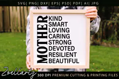 Mothers Day SVG for Cricut Mama Mummy Mom T-shirt Mug Design Product Image 4