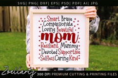 Mothers Day Subway Art SVG Mummy Mama Mom T-shirt Mug Design Product Image 2