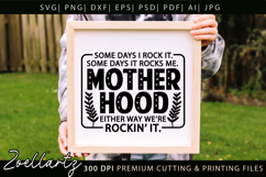 Motherhood Mom SVG for Cricut Mothers Day T-shirt Mug Design Product Image 6