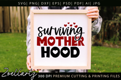 Motherhood Mom SVG for Cricut Mothers Day T-shirt Mug Design Product Image 5