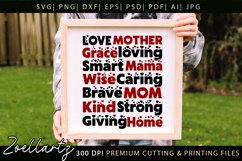 Mothers Day Subway Art SVG Mummy Mama Mom T-shirt Mug Design Product Image 2