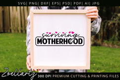 Motherhood Mom SVG for Cricut Mothers Day T-shirt Mug Design Product Image 6