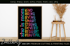 Mothers Day SVG for Cricut Mommy Mom Mama T-shirt Mug Design Product Image 9