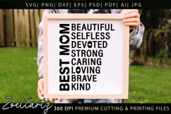 Mothers Day SVG for Cricut Mama Mummy Mom T-shirt Mug Design Product Image 4