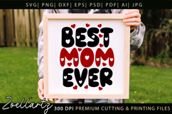 Mothers Day SVG for Cricut Mama Mummy Mom T-shirt Mug Design Product Image 4