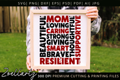 Mothers Day Subway Art SVG Mummy Mama Mom T-shirt Mug Design Product Image 2