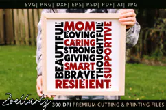 Mothers Day Subway Art SVG Mummy Mama Mom T-shirt Mug Design Product Image 2
