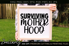 Motherhood Mom SVG for Cricut Mothers Day T-shirt Mug Design Product Image 4