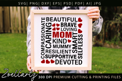 Mothers Day Subway Art SVG Mummy Mama Mom T-shirt Mug Design Product Image 3