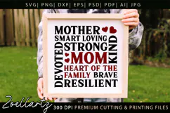 Mothers Day Subway Art SVG Mummy Mama Mom T-shirt Mug Design Product Image 3