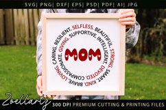 Mothers Day SVG for Cricut Mummy Mama Mom T-shirt Mug Design Product Image 2