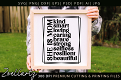 Mothers Day SVG for Cricut Mommy Mom Mama T-shirt Mug Design Product Image 2