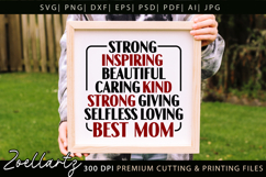 Mothers Day Subway Art SVG Mummy Mama Mom T-shirt Mug Design Product Image 3