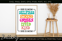 Mothers Day SVG for Cricut Mommy Mom Mama T-shirt Mug Design Product Image 6