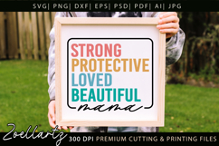 Mothers Day SVG for Cricut Mommy Mom Mama T-shirt Mug Design Product Image 1