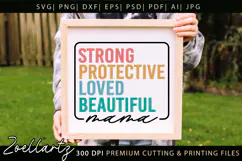 Mothers Day SVG for Cricut Mommy Mom Mama T-shirt Mug Design Product Image 1
