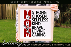 She Is Mom SVG for Cricut Mothers Day T-shirt Mug Design Product Image 4