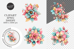 Mothers Day Flowers Clipart Product Image 1