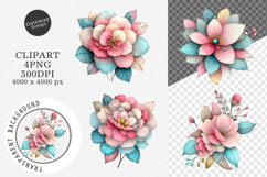 Mothers Day Flowers Clipart Product Image 1