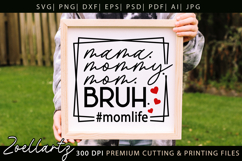 Mothers Day SVG for Cricut Mommy Mom Mama T-shirt Mug Design Product Image 5