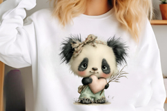 Mothers Day Funny Panda Clipart Product Image 2