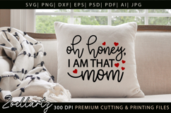 That Mom SVG Mama Life SVG Mothers Day T-shirt Mug Design Product Image 3