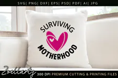 Funny Mom Life SVG for Cricut Mothers Day T-shirt Mug Design Product Image 2