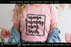 Mothers Day SVG for Cricut Mommy Mom Mama T-shirt Mug Design Product Image 3