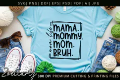 Mothers Day SVG for Cricut Mommy Mom Mama T-shirt Mug Design Product Image 6