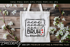 Mothers Day SVG for Cricut Mommy Mom Mama T-shirt Mug Design Product Image 7