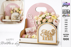 Mother's Day Flower Holder Laser Cut | Gift Basket SVG | CNC Product Image 2