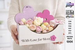 Mother's Day Flower Holder Laser Cut | Gift Basket SVG | CNC Product Image 2