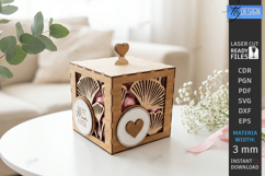 Mother's Day Gift Box Laser Cut | Floral Box | Jewelry Box Product Image 1