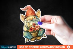 Mothers Day Gnome Clipart, Sticker PNG Clipart Product Image 1